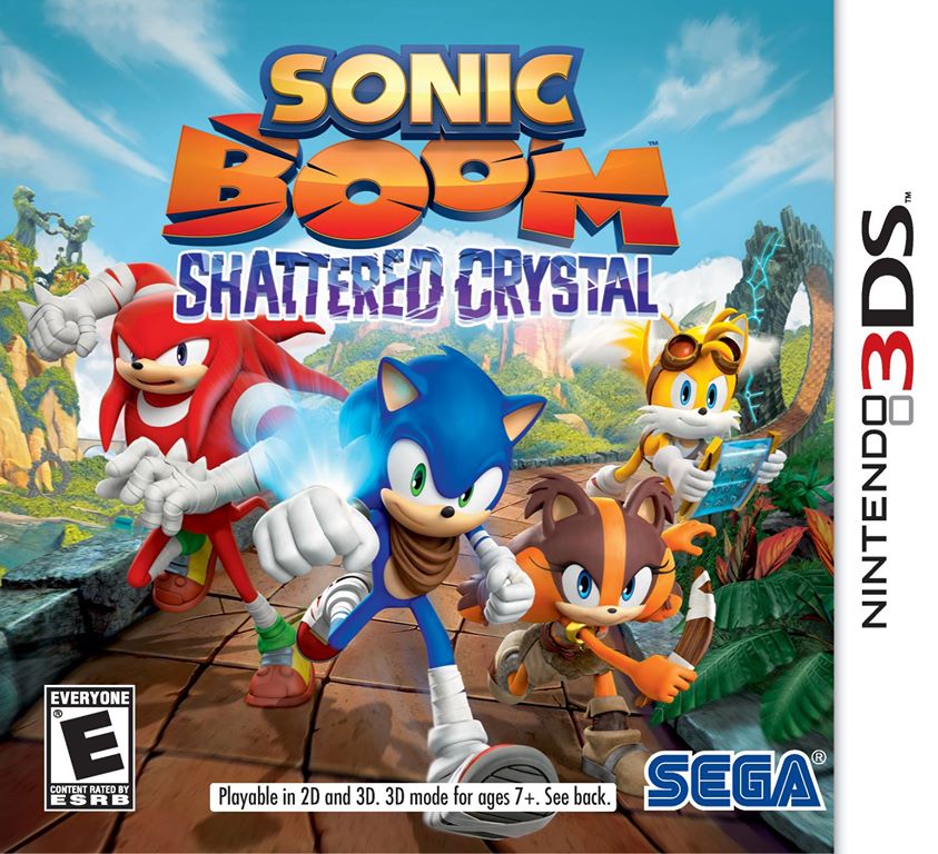 sonic boom shattered crystal 3ds cover